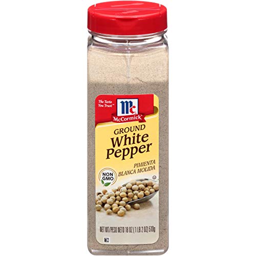 McCormick Ground White Pepper (Bulk, Pure White Pepper Powder), 18 oz