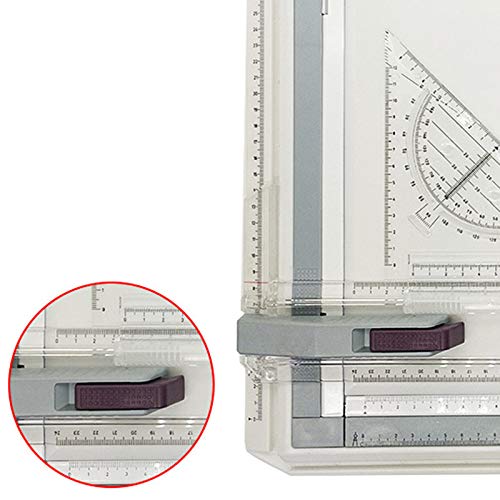 Gelentea Professional A3 Tekenbord Tafel Technisch Board met Tekenhoofd Machine Vierkant Grafisch Technisch Tekenbord Architect - Afbeelding 8