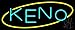 The Sign Store N105-14530 Keno with Oval 1 Neon Sign44; 13 x 3 x 32 in.