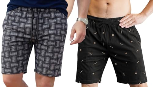 Image of FEEL TRACK Men Cotton Regular Fit Shorts