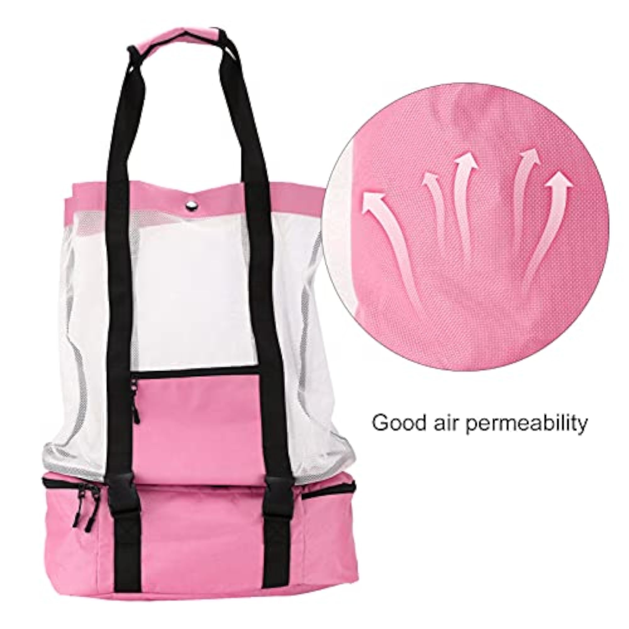Large Detachable Tote Bag for Travel, 2-in-1 Design