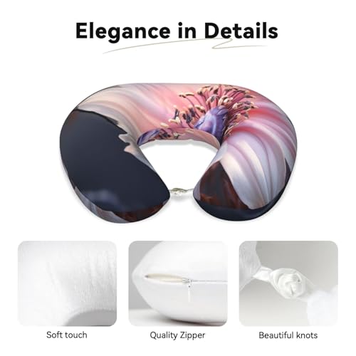 Almohada de viaje de espuma viscoelástica ergonómica miniatura 3