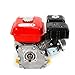 SHIOUCY 7,5 HP / 5,1 kW / 3600 giri/min Motore a benzina (albero 20 mm, con allarme olio, motore a 4 tempi raffreddato ad aria)