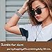 KAI Top Compatible with Apple Watch Band 38mm 40mm 41mm 42mm(S10) for Women, 6mm Hematite Beads Elastic Stretchy Replacement Bracelet Band Compatible with iWatch Ultra SE Series 10 9 8 7 6 5 4 3 2 1