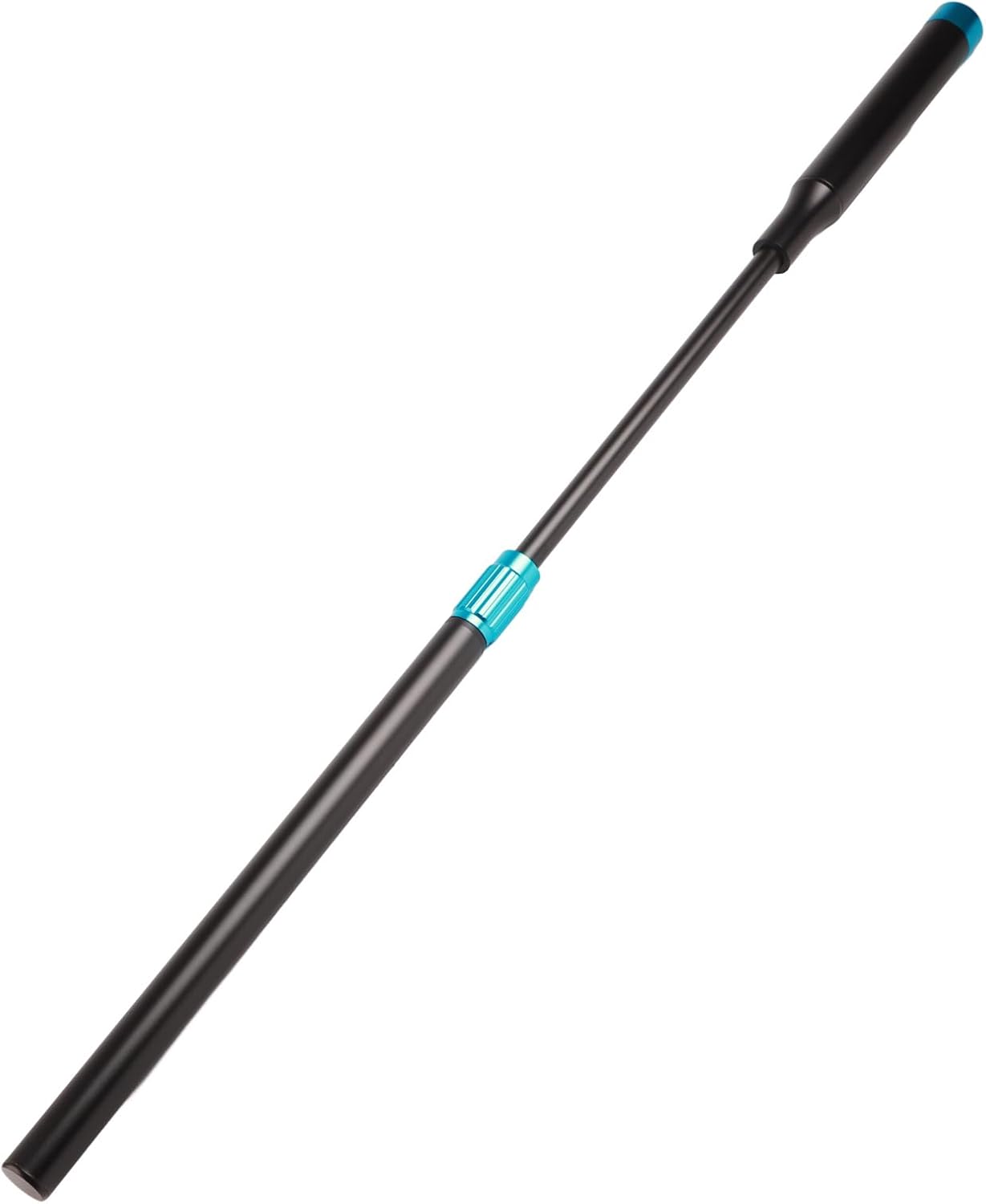 Restokki Aluminum Telescopic Billiards Pool Cues Extension Professional Snooker Rod Accessories Black Blue Portable Lightweight Convenient