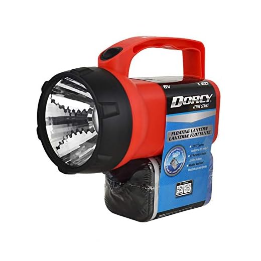 Dorcy 35-Lumen Floating Waterproof LED Flashlight Lantern, Assorted Colors (41-2081)