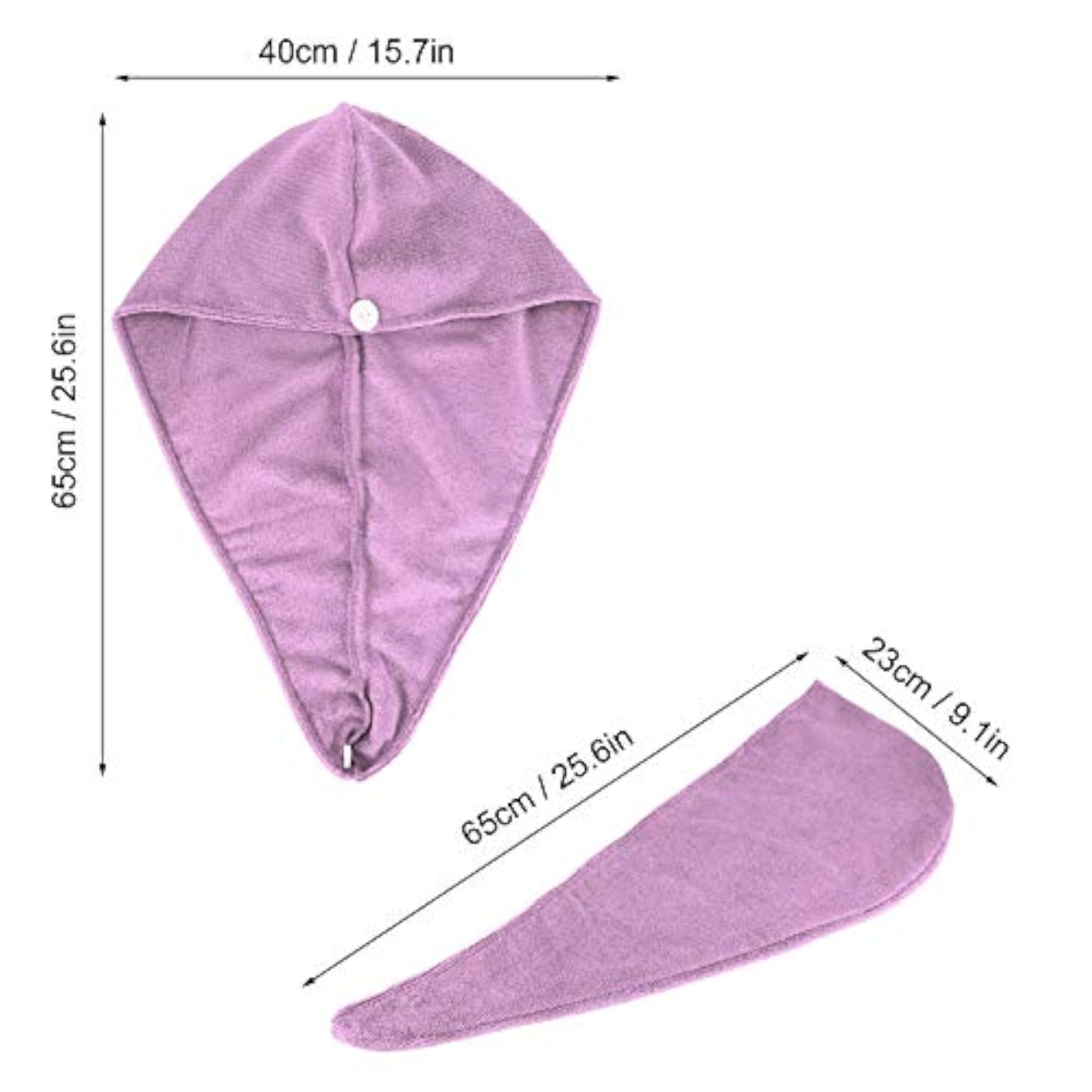 Microfiber Hair Drying Hat, 5pcs Travel Set