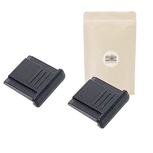 X2 Cache Griffe Flash de Protection Cache Sabot Flash Universel pour Appareil Photo DSLR Canon Nikon Pentax Olympus Panasonic Protection - ADAPTOUT Marque...