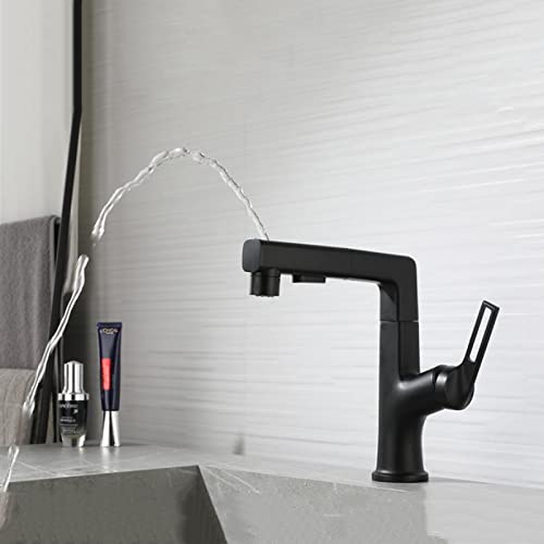 Robinet de salle de bain rétractable pour en finir avec les lavabos difficiles à rincer
