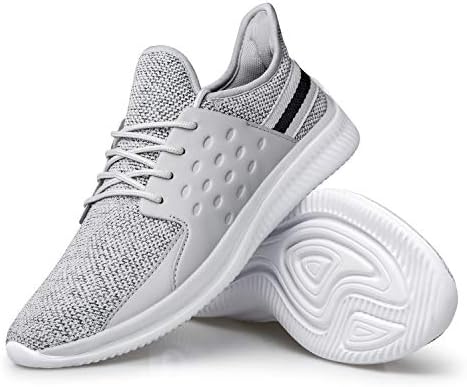 grey walking trainers