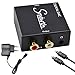 Produktbild Snxiwth 192kHz Audio Konverter Wandler Digital (Toslink und Koaxial) zu Analog (Cinch) Noise Reduction Design Digital zu Analog Audiowandler Decoder mit Netzteil und Toslinkkabel - Schwarz