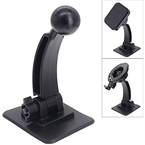 iSaddle 17mm Sticky Adhesive Mount Holder for Garmin GPS & Smart Phones - Car Windshield/Dashboard Flexible Permanent Holder Soft Base for Garmin Nuvi GPS Navigator/Cell Phone Magnetic Mounting Holder Cover