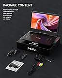 Boifun 16.9'' Portable DVD Player with 14.1'' Large HD Swivel Screen, 6 Hrs Battery Life, Support FM/USB/SD Card/Sync TV and Multiple Disc Formats, No Region Restrict, High Volume, Classic Black - Image 9