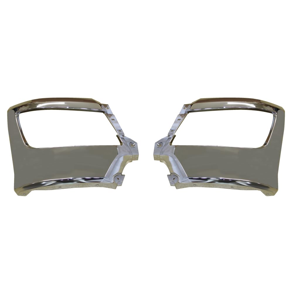 17レンジャー ヘッドライトカバー スポイラーあり フロントバンパー 左右 Amazon | 日野 17レンジャー メッキ ヘッドライトカバー スポイラー