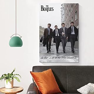 JABURU Poster décoratif sur toile du groupe Beatles – Décoration murale moderne pour chambre à coucher – 30 x 45 cm - Les Beatles, Paul McCartney, John Lennon, RIngo Starr, George Harrison JABURU Poster décoratif sur toile du groupe Beatles - Décoration murale moderne pour chambre à coucher - 30 x 45 cm – Image 4