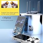 R36plus Open-Source Retro Handheld Game Console 4.0 inch IPS Screen , Portable emulators 64G 26+ emulators 15000+ Game（Black） - Image 2