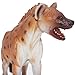 Gemini&Genius Hyena Toy for Kids, Plastic Animal Model Toy Hyaena Toy Figurine, Wild Life Wolf Animal Action Figure, Room Decoration, Cake Topper, Educational Play for Kids
