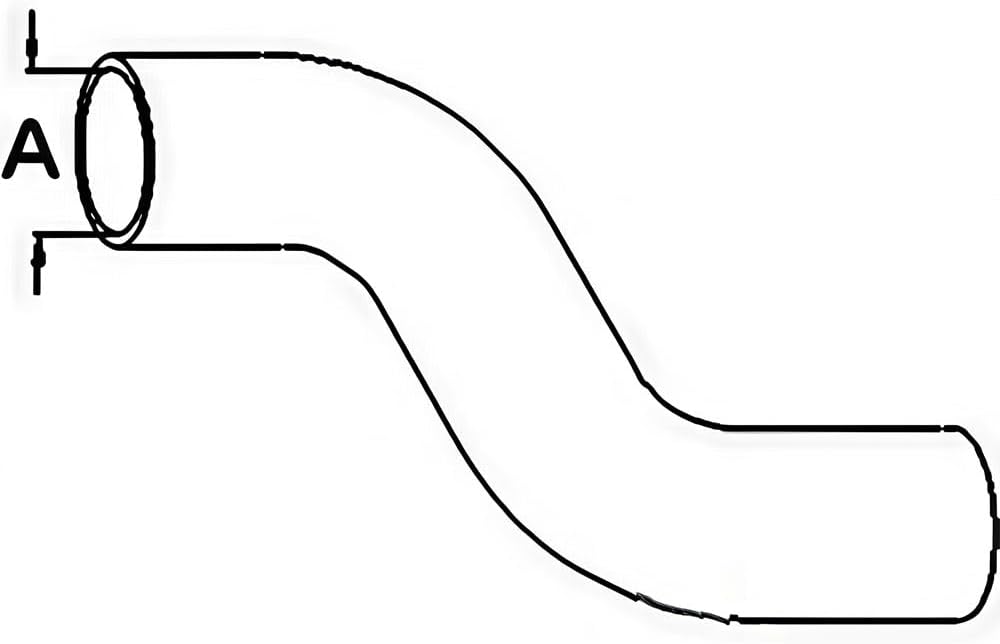 RAParts SBA310160320 Fits Ford New Holland Compact Tractor Upper Radiator Hose 1100