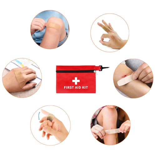 KOKOMALL® Botiquín de Primeros Auxilios 80+ Piezas, Mini Kit Primeros Auxilios para Coche,Moto Viaje, Hogar o Montaña Emergencias y Senderismo - imagen 3