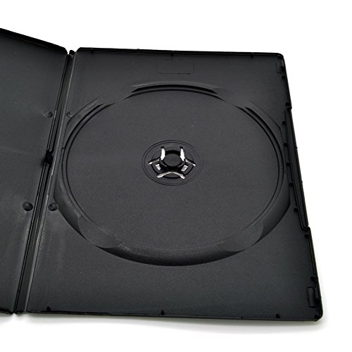 Maxtek 7Mm Slim Black Single Cd/Dvd Case, 50 Pieces Pack. #TOP3