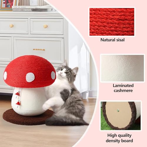 Arbre à chaton jouet interactif avec griffoir vertical ergonomique - 8
