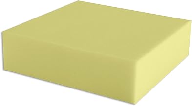Foam piece to measure 50 x 50 x 15 cm – density 20 kg/m3 soft, for upholstery, sofas, mattresses, cushions, chairs
