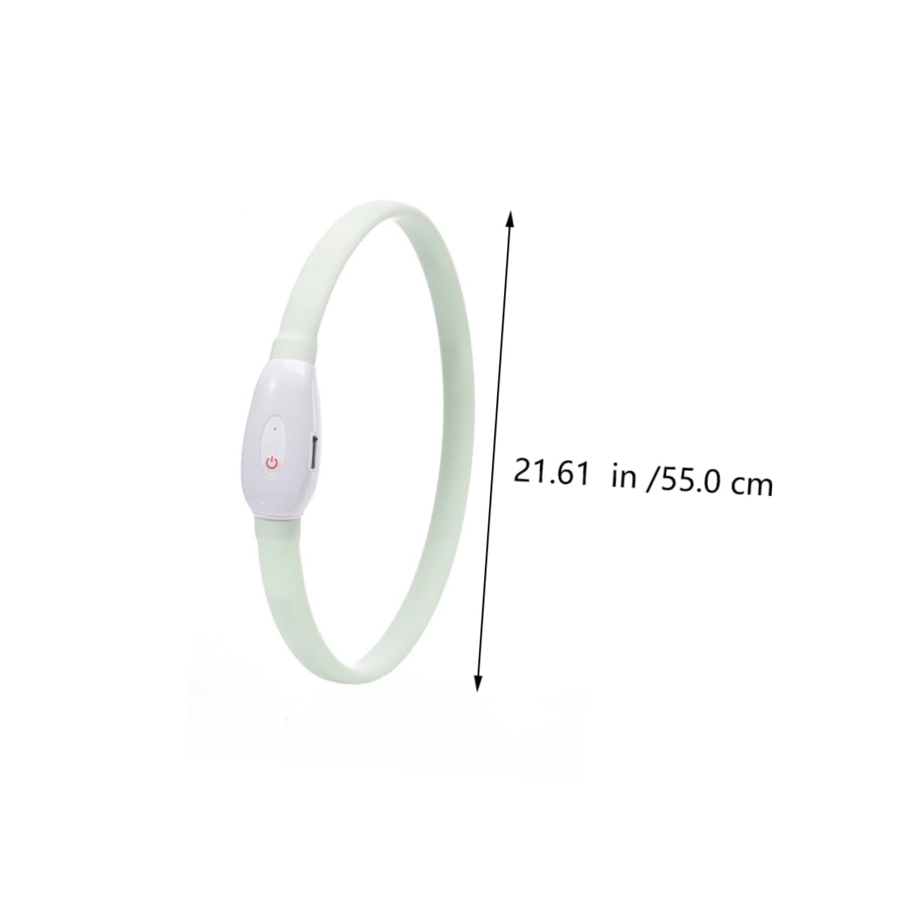 Toddmomy 2juegos Collar Led USB Recargable para Collar Luminoso De Visibilidad Nocturna para Material Resistente y Cómodo