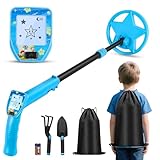 Metalldetektor Kinder, HFRYPShop Metalldetektor mit Cartoon LCD-Display und Wasserdichter Suchspule,...