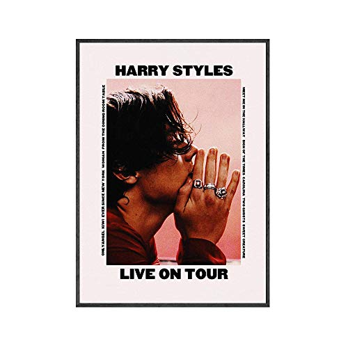 zuomo Harry Styles Live on Tour Póster Impreso Vintage Colorido Lienzo Pintura Retro Cuadros de...