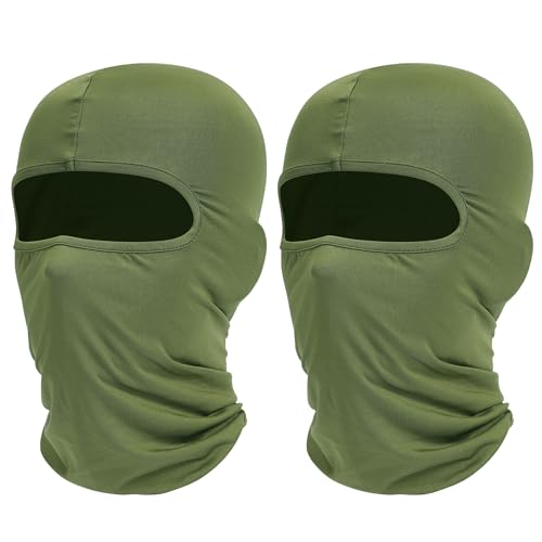 Image of ROXUN Ski Mask Balaclava Shiesty, 2 Pack Cold Winter Warm Windproof Motorcycle Neck Gaiter for Men /Women Original Black