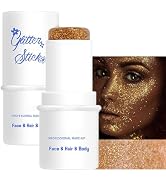 Mysense Gold Body Glitter Stick, Face and Hair Glitter Gel for Kids and Women, Singer Concert Out...