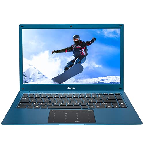 2022-Newest-Azeyou-141-Thin-Light-Business-Student-Laptop-Computer-up-to-28GHz-Intel-Celeron-N4020-Processor-4GB-DDR4-RAM-64GB-Storage-2MP-Webcam-WiFi-Bluetooth-Windows-11-Laptop-Blue