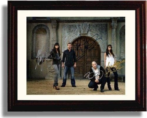 Impresión promocional de autógrafos Fast and Furious - Reparto rápido y furioso - Marco de 8 x 10 pulgadas disponible en Yaxa Guatemala