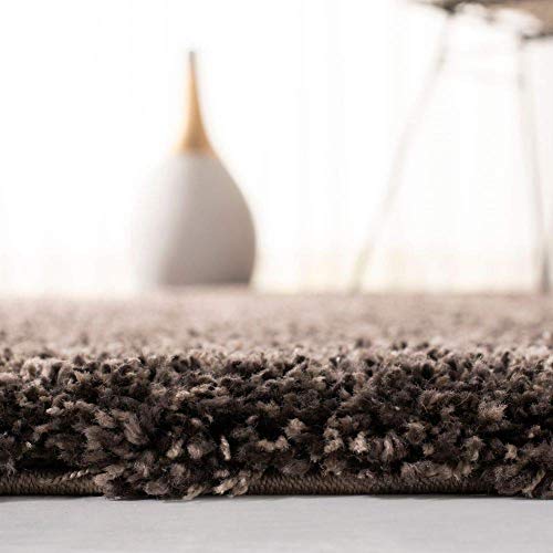 Image of Imra Carpet for Hall 10 x 14 feet Handwoven Fluffy Shag Collection with 2 inch Thickness (330X420 cm) Color Mushroom