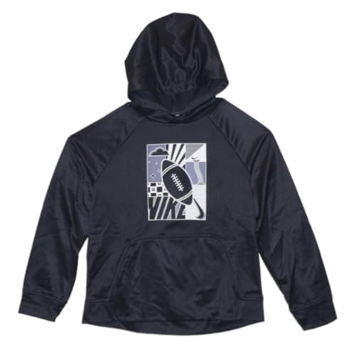 Nike Boys Therma Baseball Hoodie Black X-Large+ - Main Image