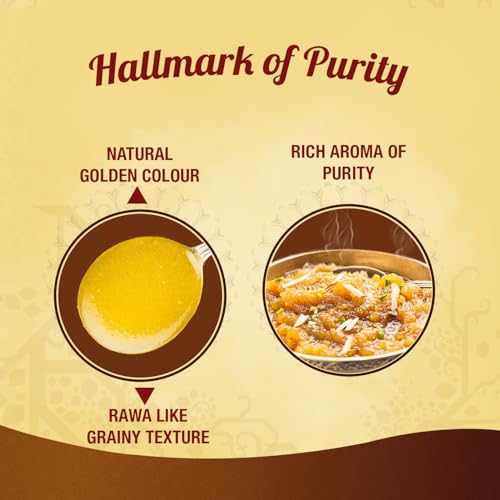 Image of HERITAGE COW GHEE 1l liter CEKA PACK (Pack of 3)