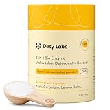 Dirty Labs | Dishwasher Detergent and Booster | Aestival Scent | 48 Loads (1 lb) | Ultra Clean, Spot Free, Quick Wash Optimized | Hyper Concentrated