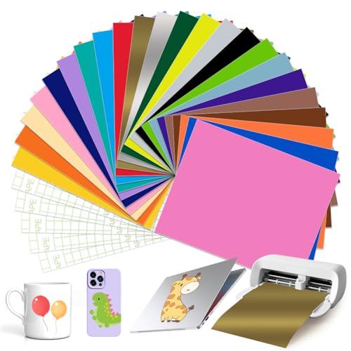 Smart Vinyl Permanent Cricut Joy Xtra Film Vinyle Autocollant pour Traceur de Découpe DIY