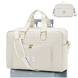 weekender tasche für herren Großer Stauraum: Die Reisetasche hat Abmessungen von 31 x 18 x 51 Zentimetern und verfügt sie über ein Hauptfach, eine Vordertasche, Seitentaschen, eine wasserdichte Nass-Tasche, eine hintere Reißverschlusstasche und viele kleine Innentaschen. Die großzügige Kapazität ermöglicht es Ihnen, Ihre Gegenstände organisiert und leicht zu finden.