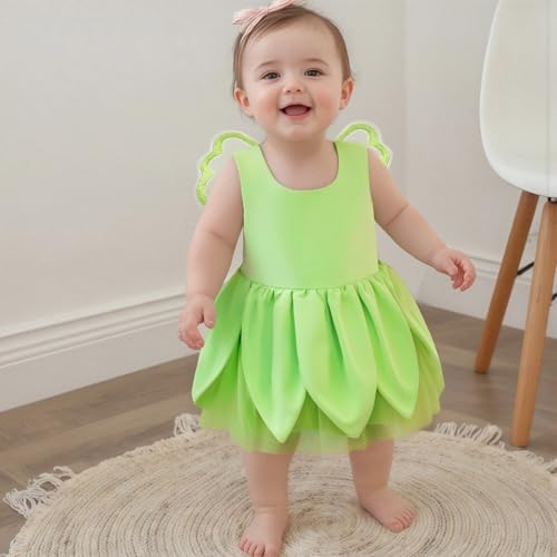 Toddler Girls Fairy Dress Layered Mesh Tulle Princess Dress with Butterfly Wings Birthday Party Photo Shoot Clothes2