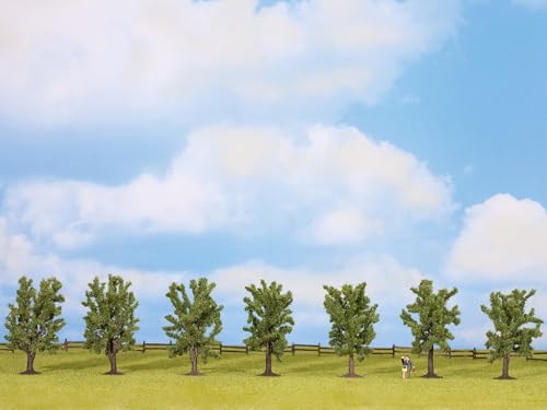 Arbres feuillus Noch 25088 pour enrichir un décor de train miniature - 2