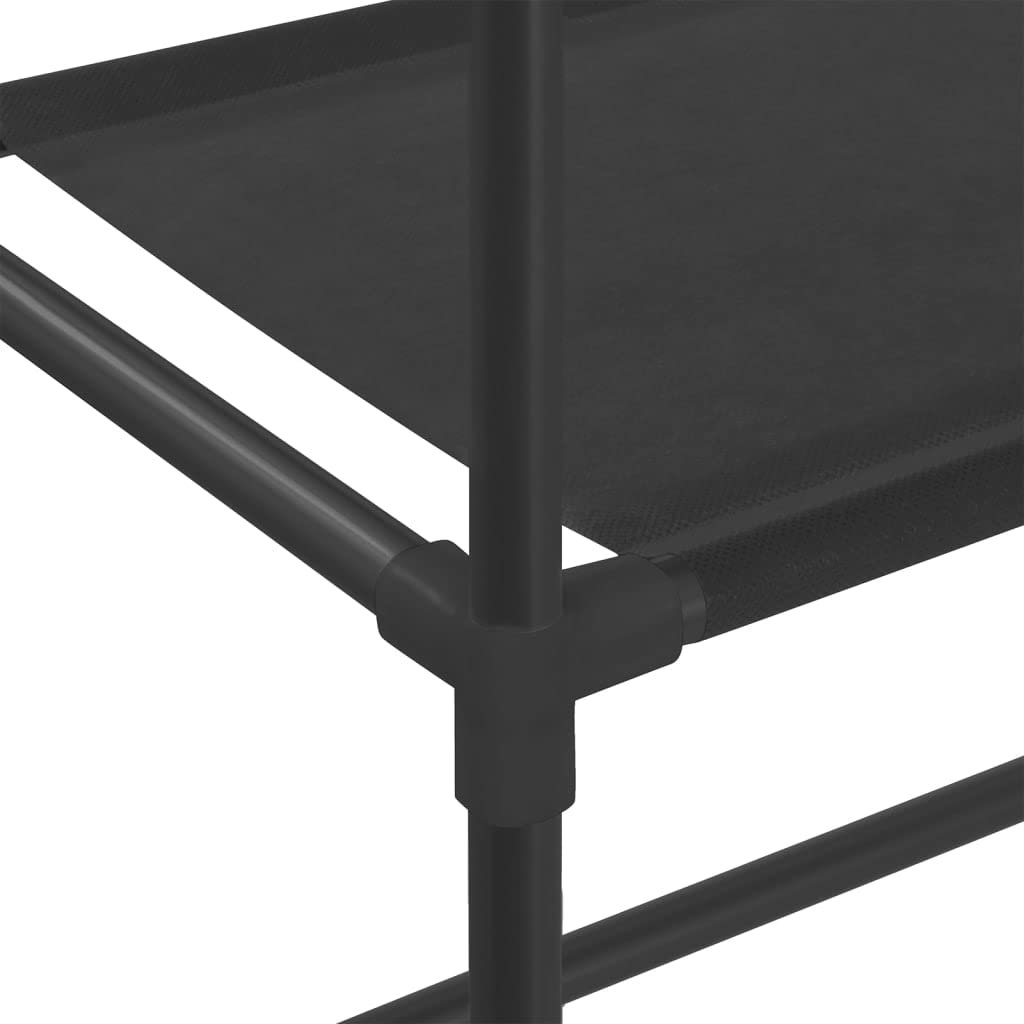 Generico Home & Garden Badezimmer-Zubehör, Handtuchhalter und -Halter, 2-stöckiges Aufbewahrungsregal Über Toilette, Schwarz, 56 x 30 x 170 cm, Eisen