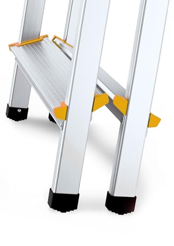 Échelle ménagère double Drabest pliable pour petits espaces 150 kg - 7