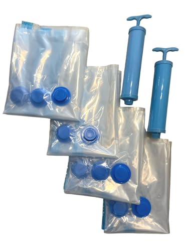 Kit 10 Saco a Vácuo Roupa Viagem 50 x 60 cm + 2 x Bomba Distribuição Polegatto Variedades Ltda