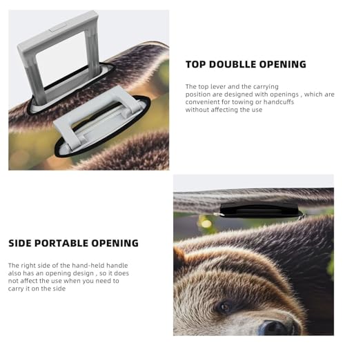 Luggage Cover Elastic Suitcase Cover Protector Bear Luggage Covers Travel Suitcase Covers Carry On Luggage Sleeve Suitcase Baggage Cover for Adult Travel4