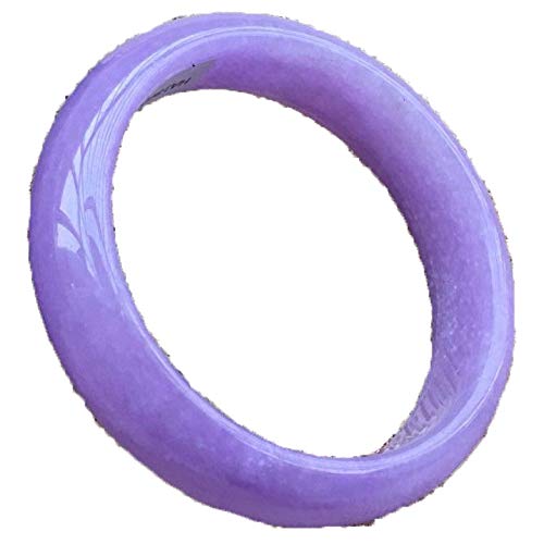 Bracelet en jade de jadéite lavande naturelle de qualité A certifiée pour femme