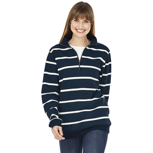 Image of Charles River Apparel Men's Crosswind Quarter Zip Sweatshirt