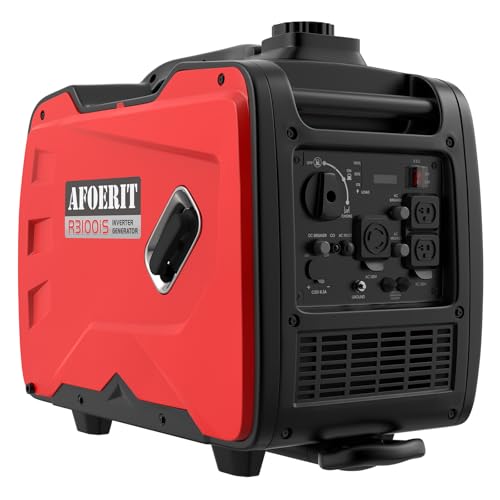 3500 Watt Generator Inverter Portable, Quiet Lightweight Gas Generaror for Camping, Power Equipment Fuel RV Ready