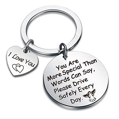 Drive Safe Keychain Gifts Dad Husband Boyfriend On Father's day T...