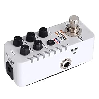 Pédale de guitare à capture de tonalité, compensation de réponse en fréquence dynamique DC 9 V Guitar Hearing Capture Effector 7 positions prédéfinies avec autocollant pour la performance - Les Beatles, Paul McCartney, John Lennon, RIngo Starr, George Harrison Pédale de guitare à capture de tonalité, compensation de réponse en fréquence dynamique DC 9 V Guitar Hearing Capture Effector 7 positions prédéfinies avec autocollant pour la performance – Image 2